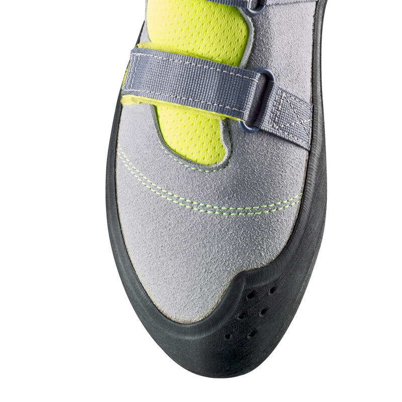 Comfortable rock climbing shoes, grey SIMOND Decathlon
