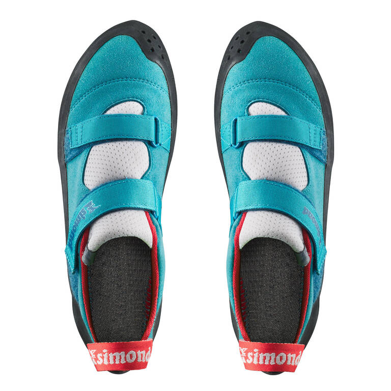CLIMBING SHOES  ROCK+ - TURQUOISE