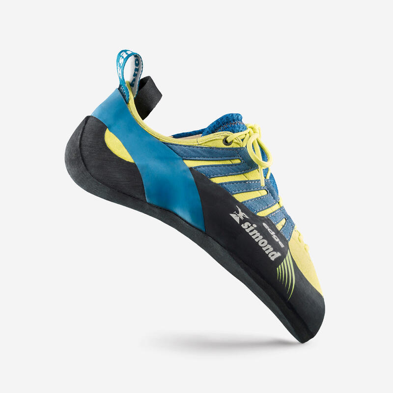 Scarpetta arrampicata lacci EDGE LACCI V2 anice/azzurro