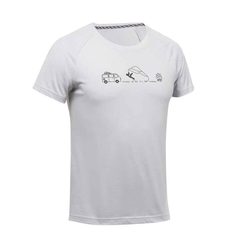 Kletter-T-Shirt Vertika Herren grau Kletter-T-Shirt Vertika Herren grau