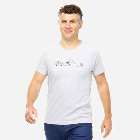 Kletter-T-Shirt Vertika Herren grau