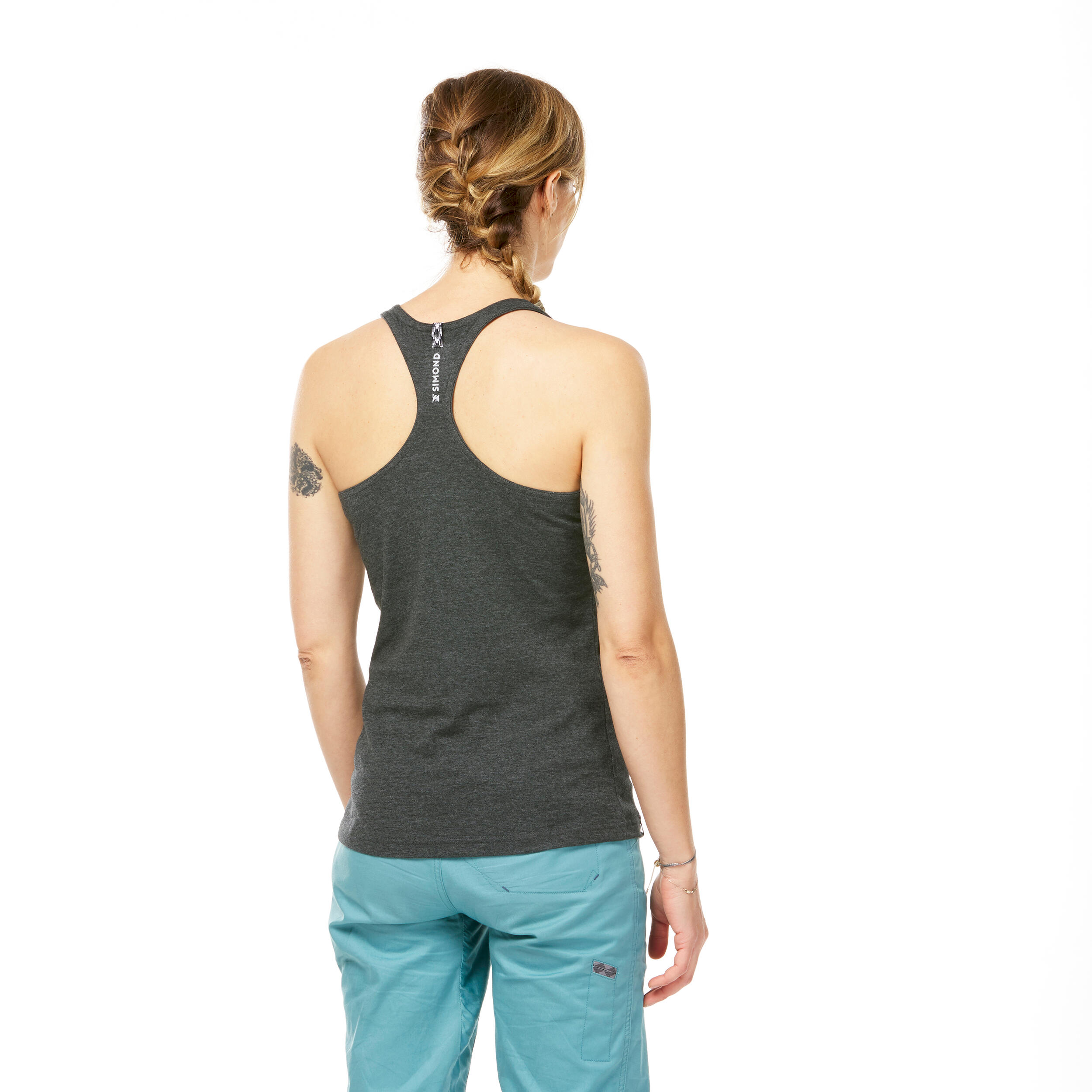 WOMEN’S VERTIKA CLIMBING TANK TOP - DARK GREY 2/8