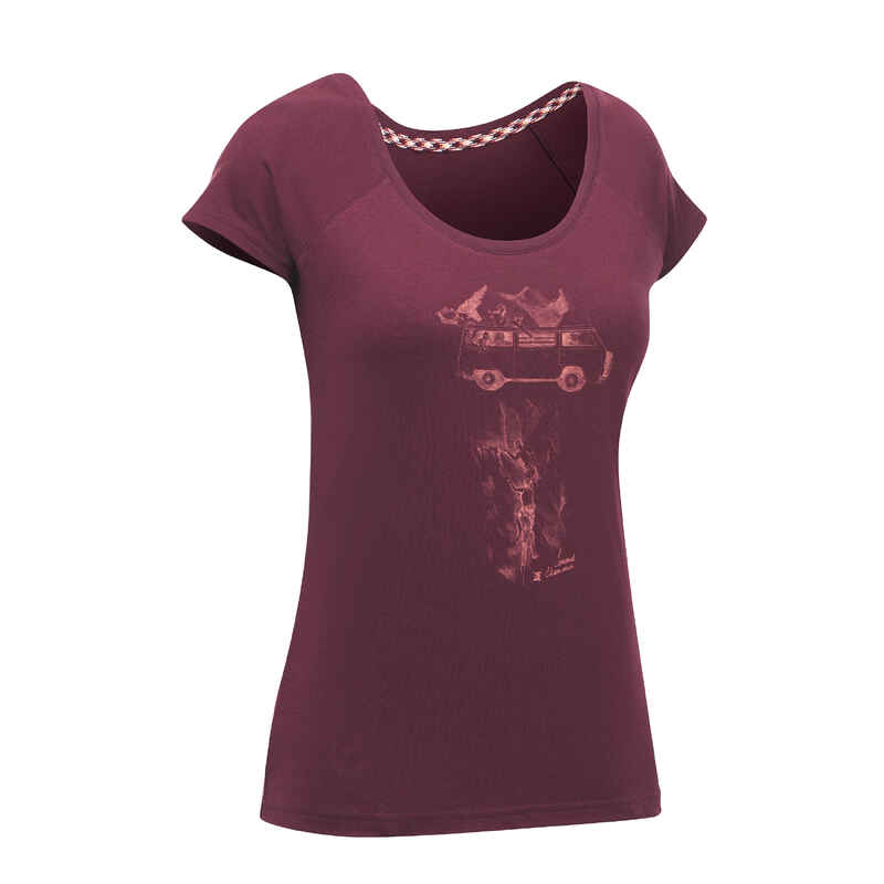 T-Shirt Vertika Damen bordeauxrot T-Shirt Vertika Damen bordeauxrot