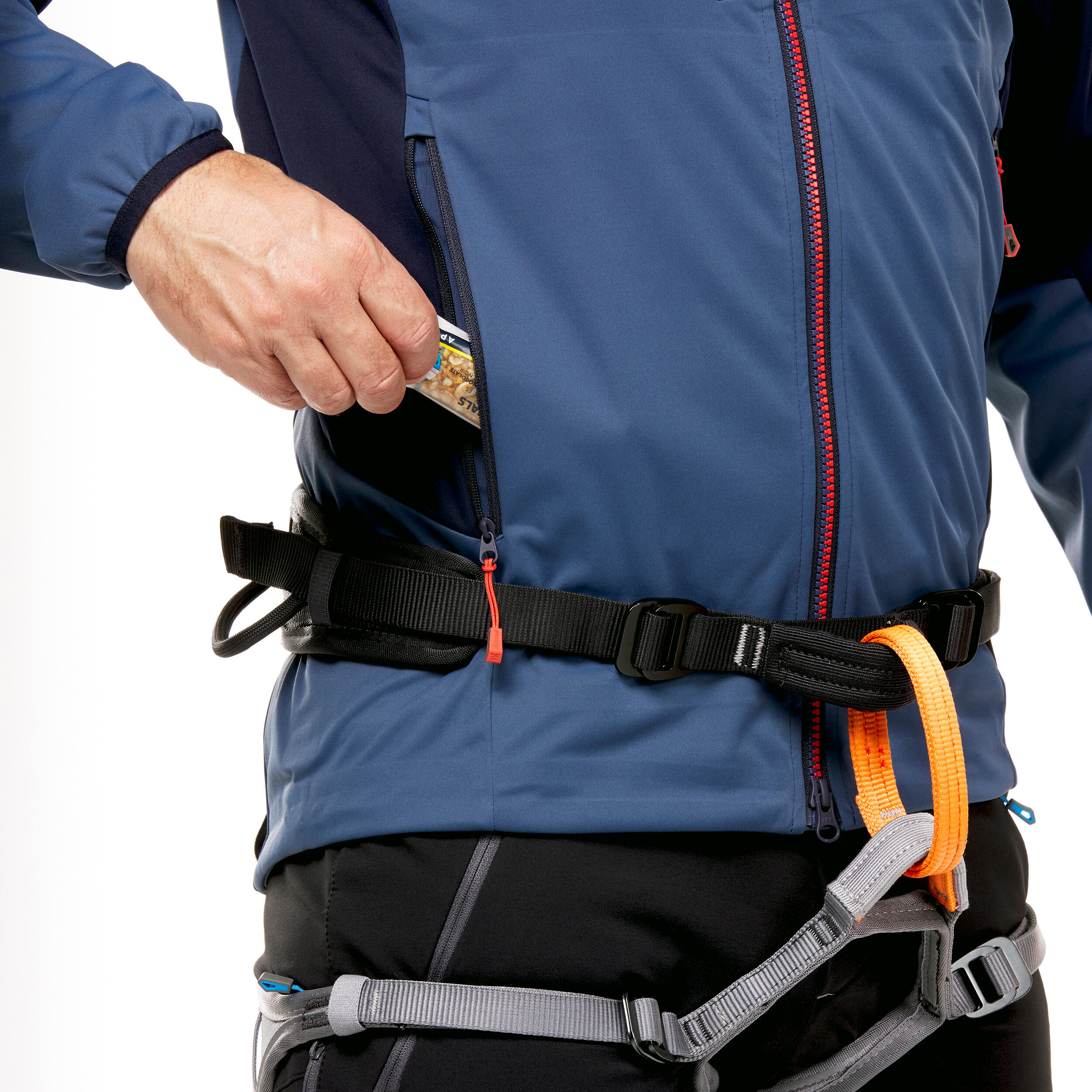 Men's Mountaineering Softshell Jacket - Alpinism Light Blue