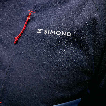 Softshell de alpinismo y montaña cortaviento Hombre Simond Alpinism Light