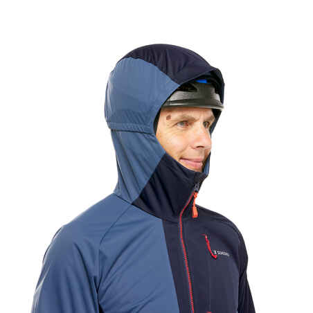 Men's Mountaineering Softshell Jacket - Alpinism Light Blue