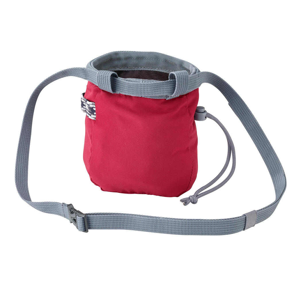 CLIMBING VERTIKA CHALK BAG SIZE M - BURGUNDY RED