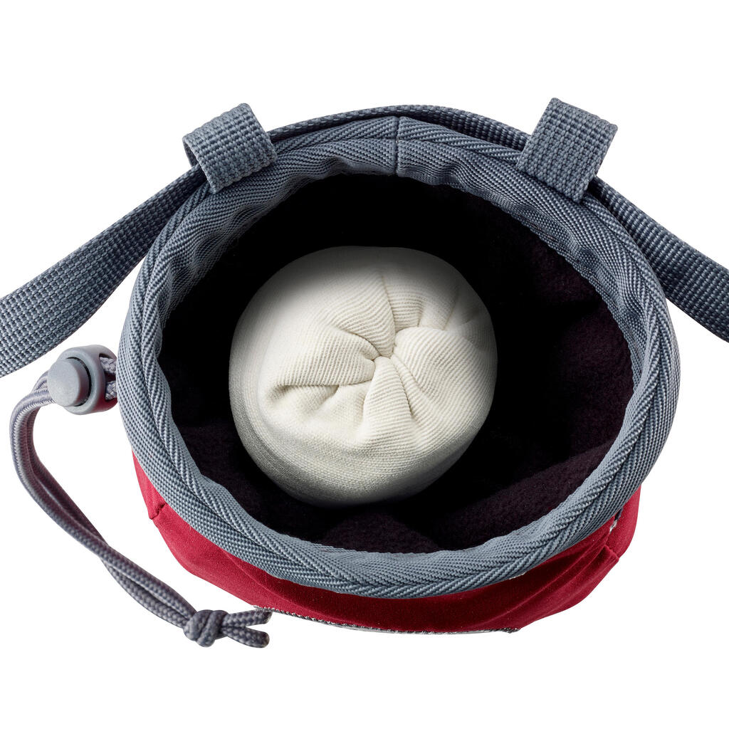 CLIMBING VERTIKA CHALK BAG SIZE M - BURGUNDY RED