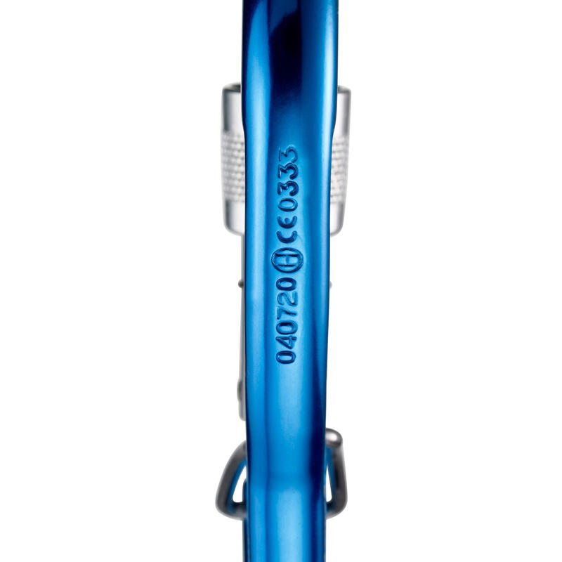 Schroefkarabiner HMS BLC Goliath Secure blauw