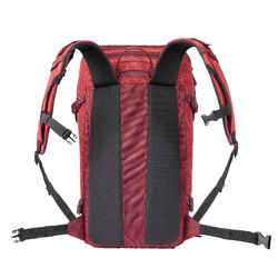 22-litre mountaineering backpack ALPINISM 22 - BURGUNDY