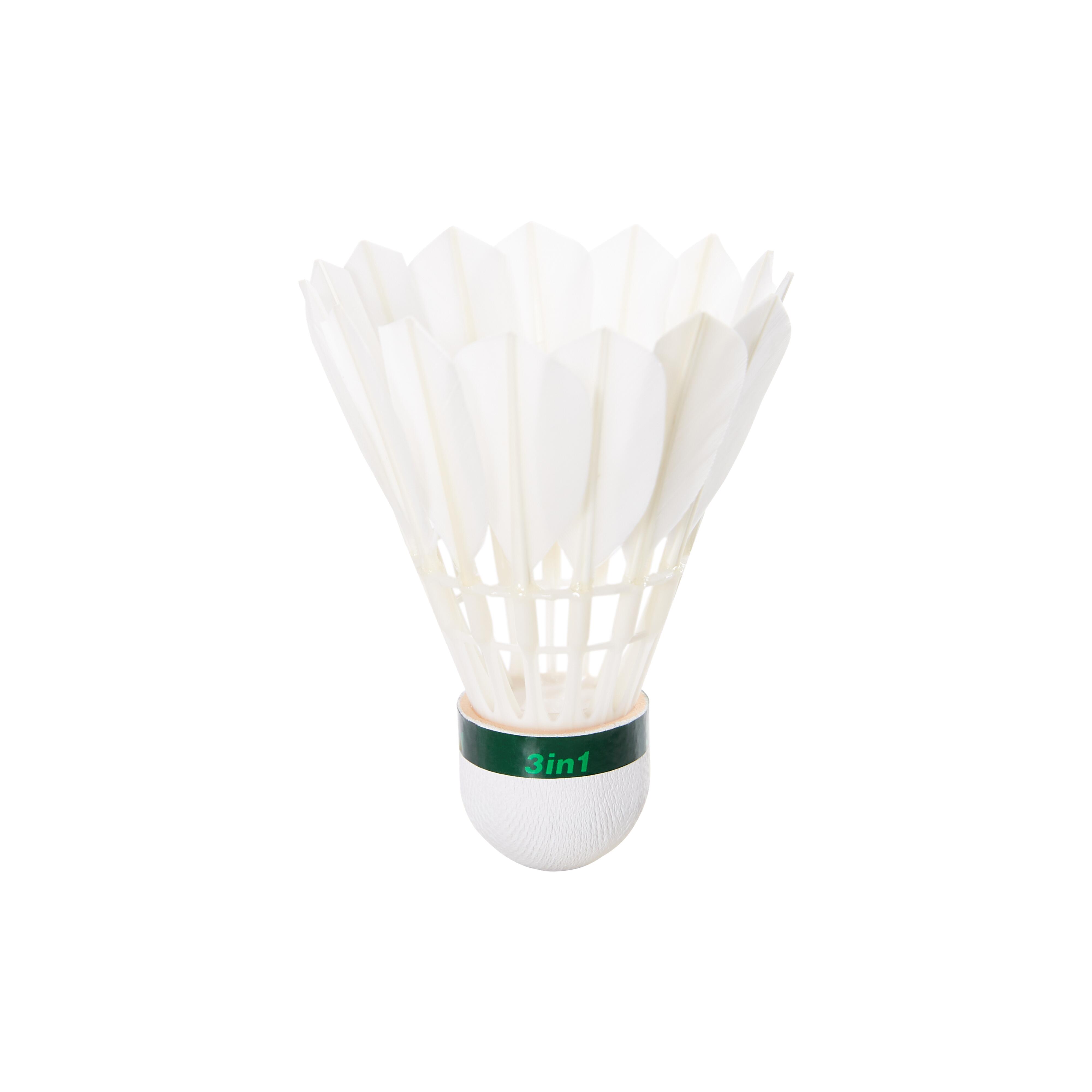 

Hybrid Feather Shuttlecock Fsc 500 Speed 77 x 12 -  By PERFLY | Decathlon