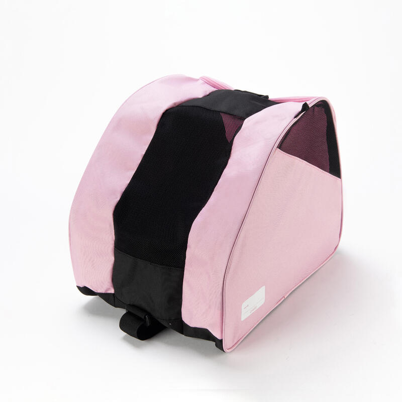 3隔層直排輪收納袋 - 粉色