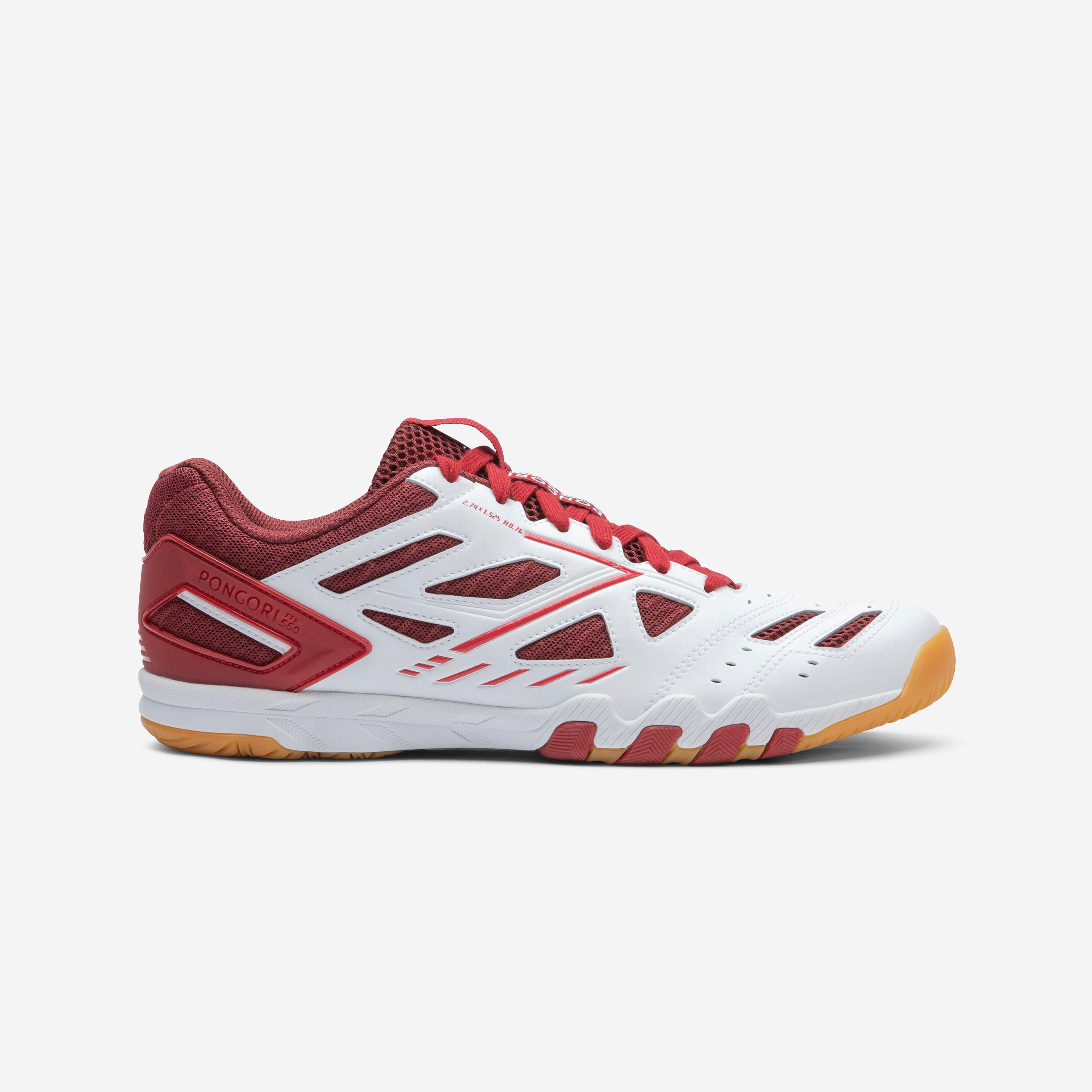 PONGORI Table Tennis Shoes TTS 560 - Red/White