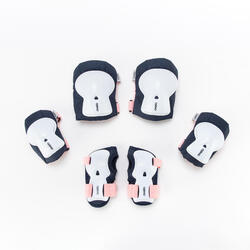 TOSHIHIKO 6 Pack Protection Roller Enfant R/églable Sport Equipement Protection Enfant Sets de Genouill/ères Coudi/ères Brassards et Prot/ège Poignet pour V/élo Skateboard Roller Scooter