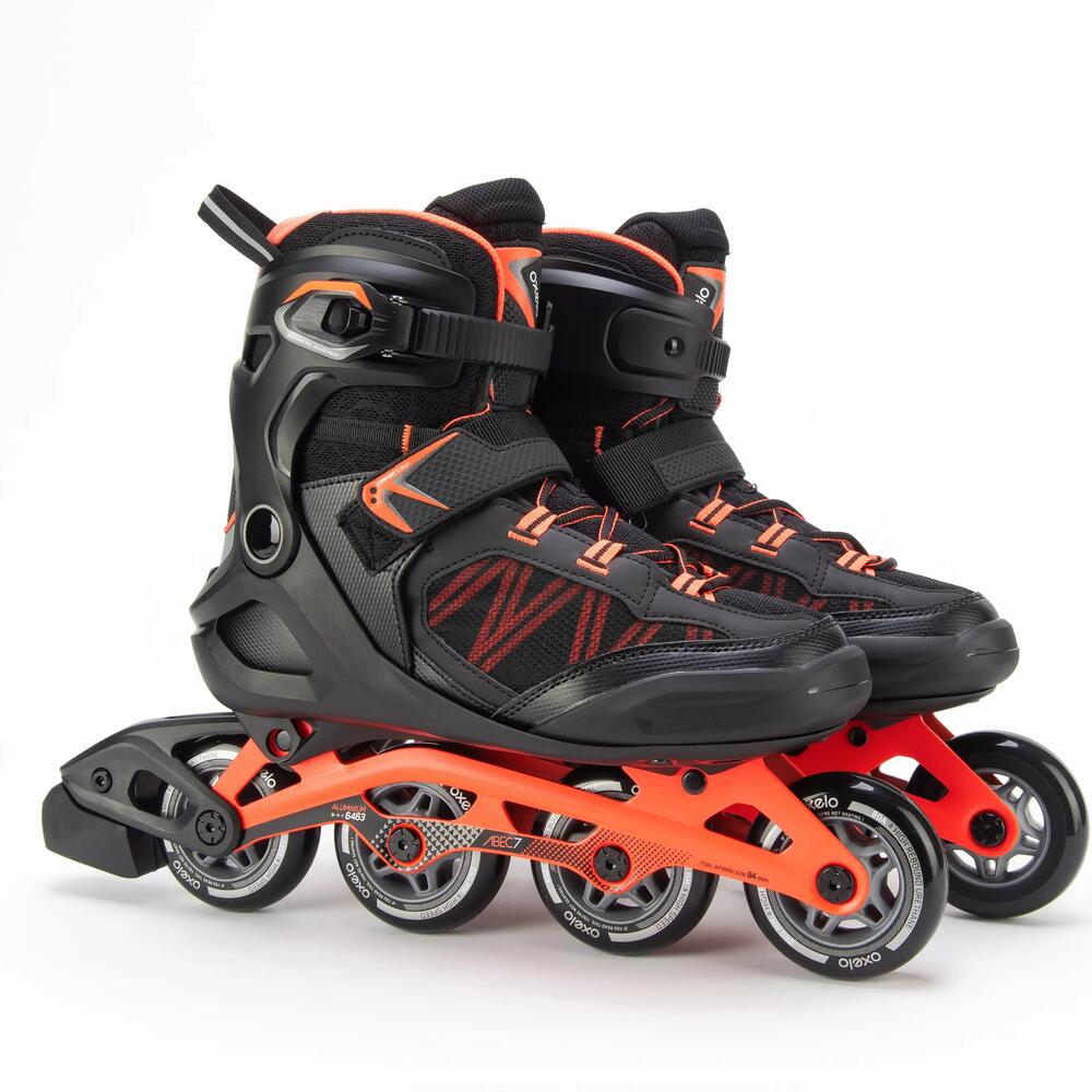 INLINESKATES FITNESS HERREN FIT500 ACID ORANGE