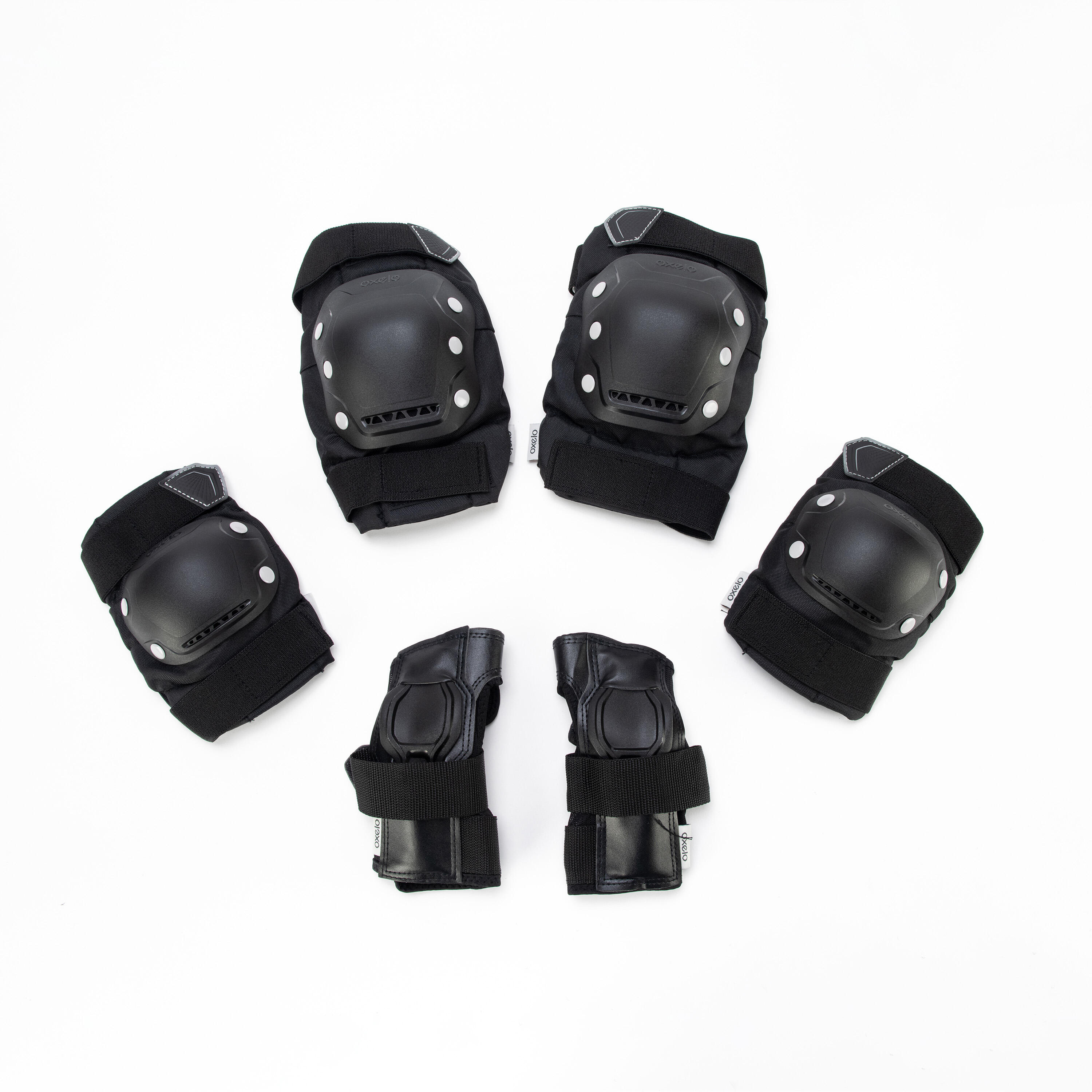 Protections corporelles pour patin à roues alignées - FIT500 noir gris - OXELO