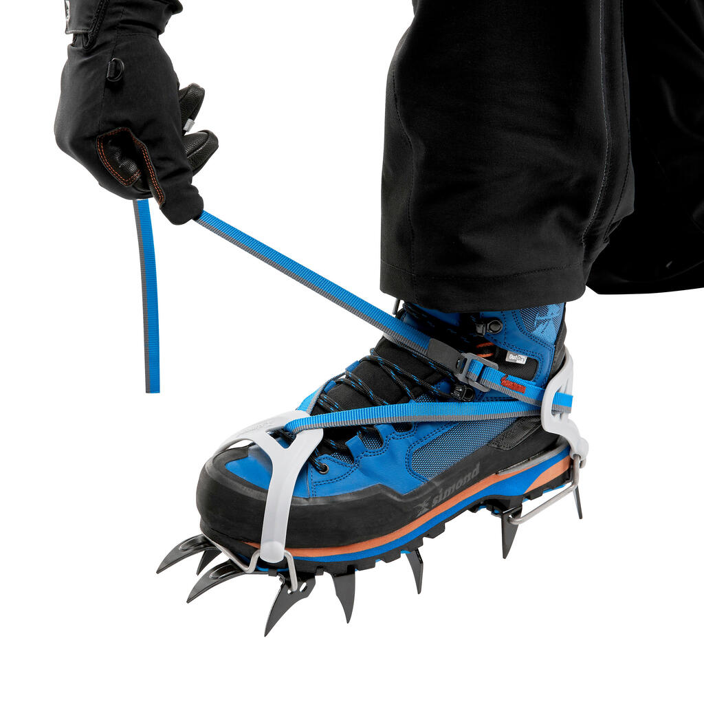 12-point mountaineering CRAMPONS - MAKALU STRAPS