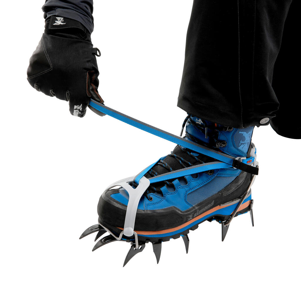 12-point mountaineering CRAMPONS- MAKALU SEMI-AUTOMATIC / AUTOMATIC