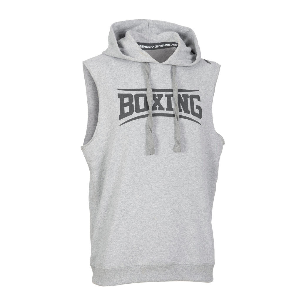 Boxing Hooded Tank Top - Grey