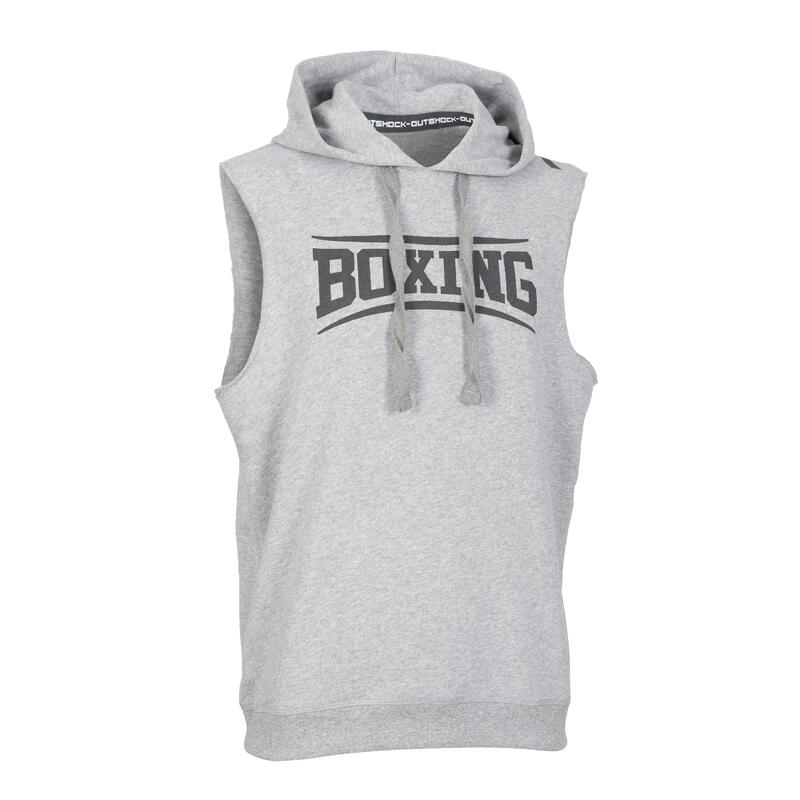 DEBARDEUR CAPUCHE BOXE GRIS