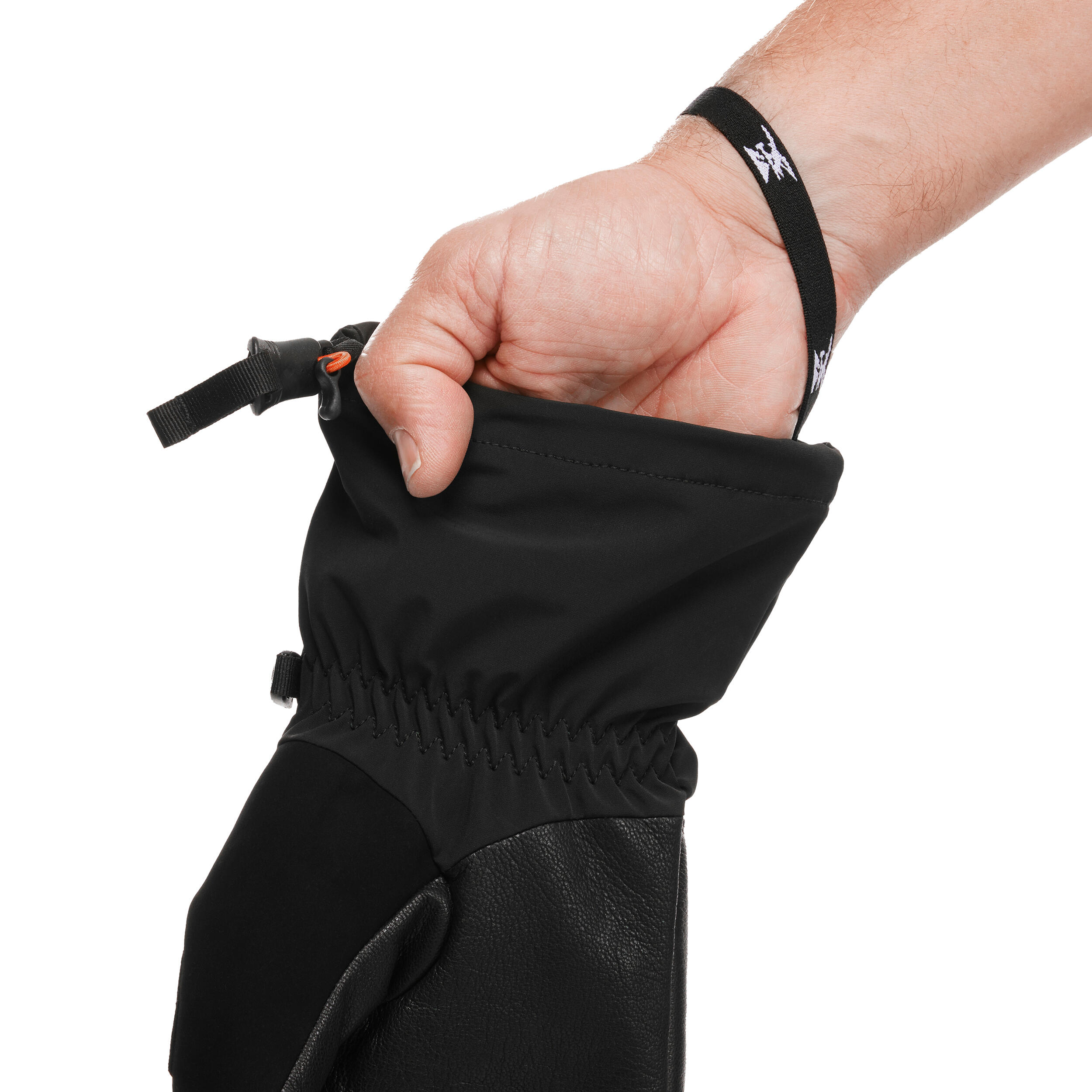 Dextrous waterproof mountaineering gloves, black 4/7