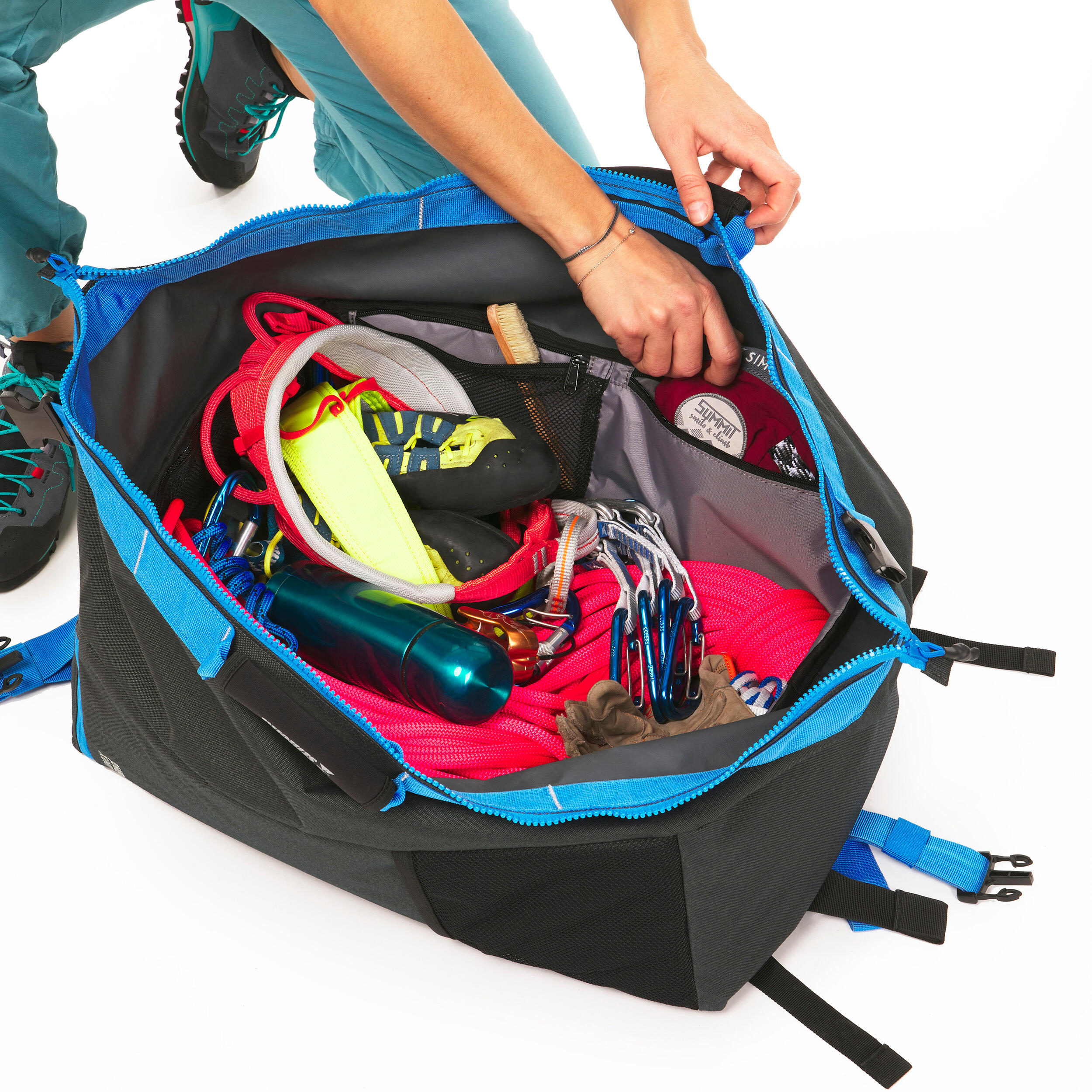 Sac d'escalade - vertika 35 litres noir 7/13