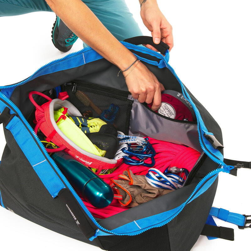 Zaino arrampicata VERTIKA 35L azzurro e nero