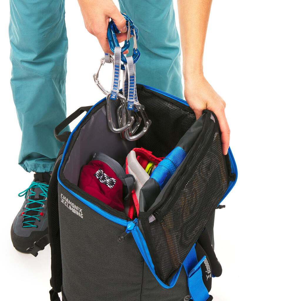 BOLSO DE ESCALADA VERTIKA 35 LITROS NEGRO