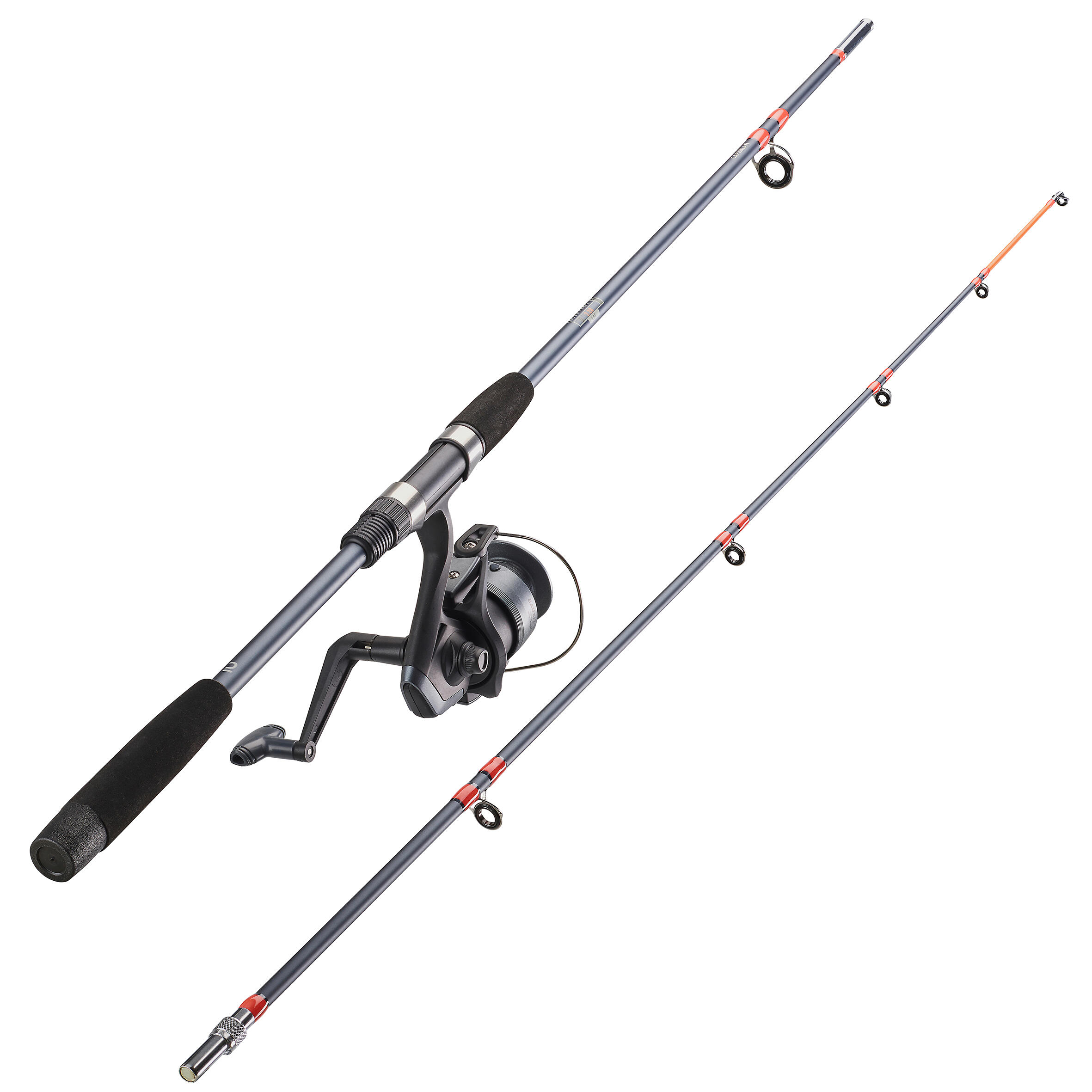 Set of 5 tuna fishing rods: - Caperlan WIXOM 9 reel A