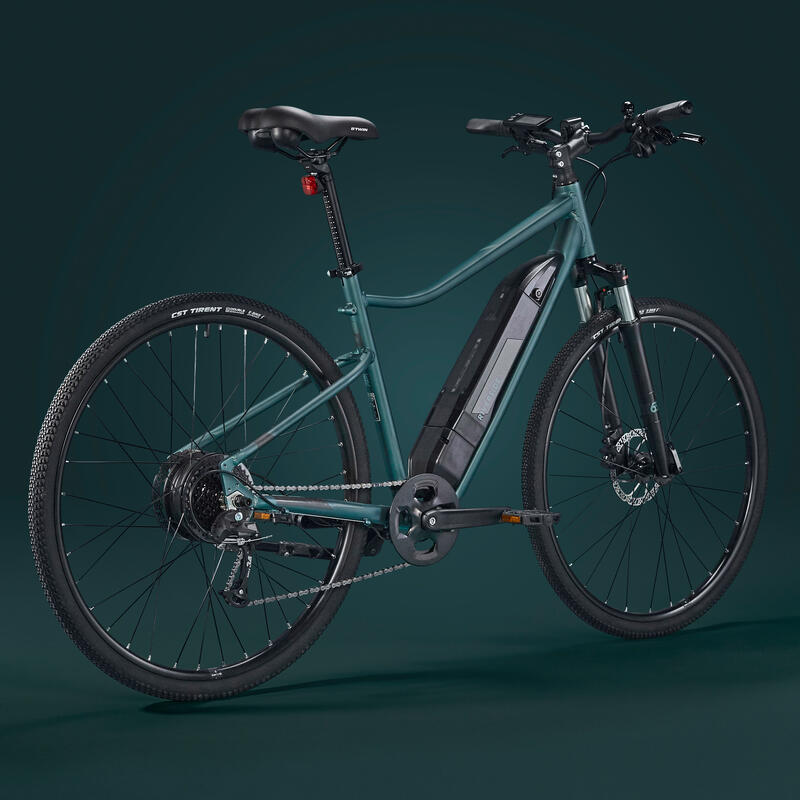 Electric Hybrid Bike Riverside 500 E Green Decathlon