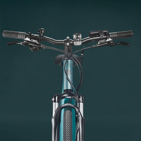 Велосипед електричний гібридний Riverside 500 зелений