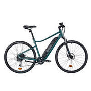 Bici trekking elettrica a pedalata assistita RIVERSIDE 500 E verde