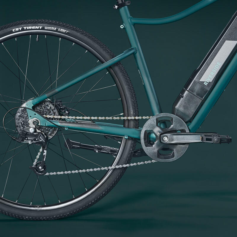 Electric Hybrid Bike Riverside 500 E Green Decathlon