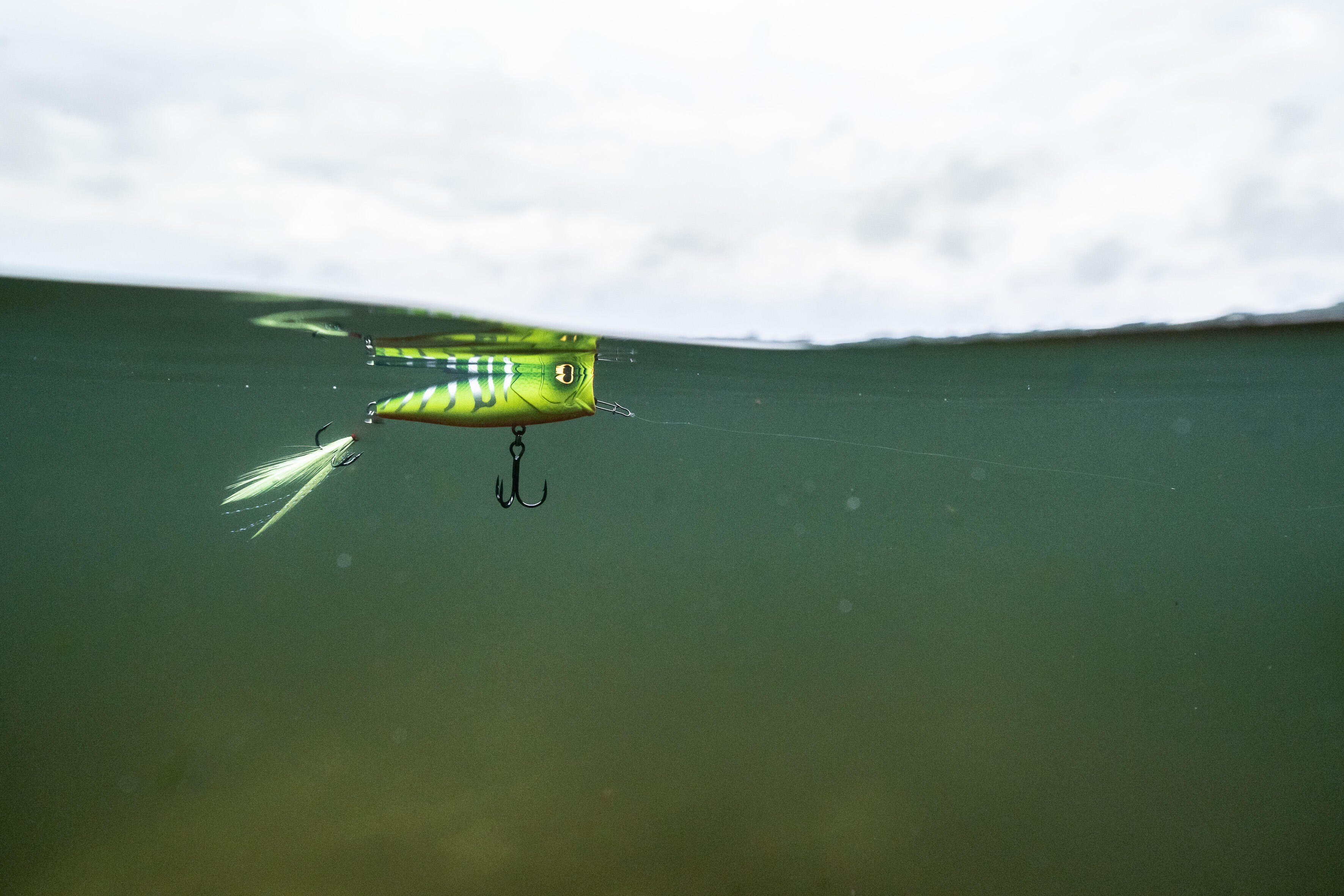 PLUG BAIT POPPER LURE FISHING PPR 50 F FIRETIGER - CAPERLAN