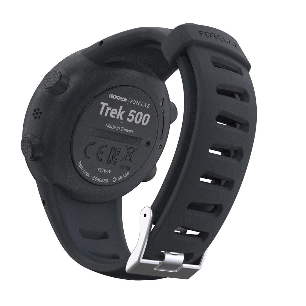 Reloj altímetro para trekking Forclaz MW500 negro