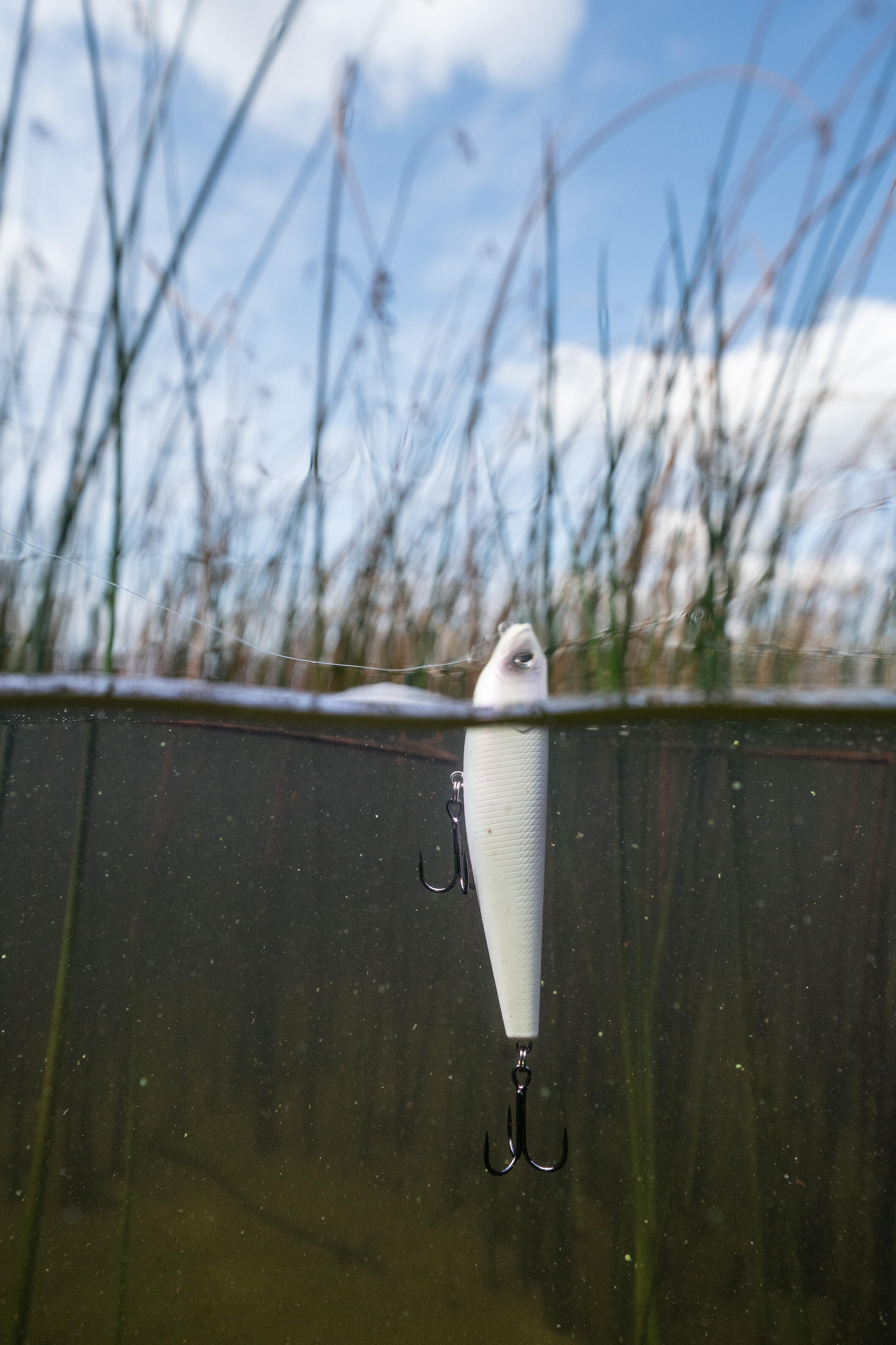 Wobbler Stickbait WXM STK 100 F weiss 5/5