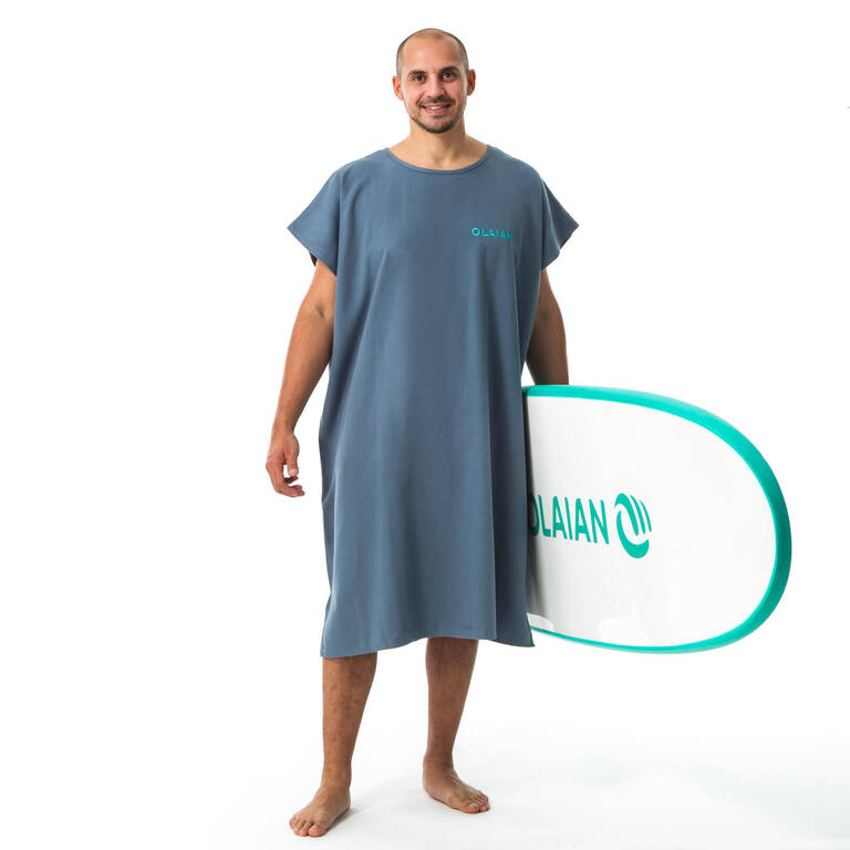 Adult Surf Poncho 100 - Blue