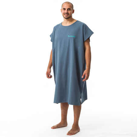 Poncho Surf Olaian 900 Adulto Azul Marino algodón