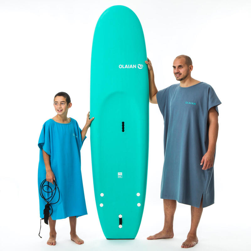 PONCHO DE SURF 100 CRIANÇA (2 tamanhos) Azul