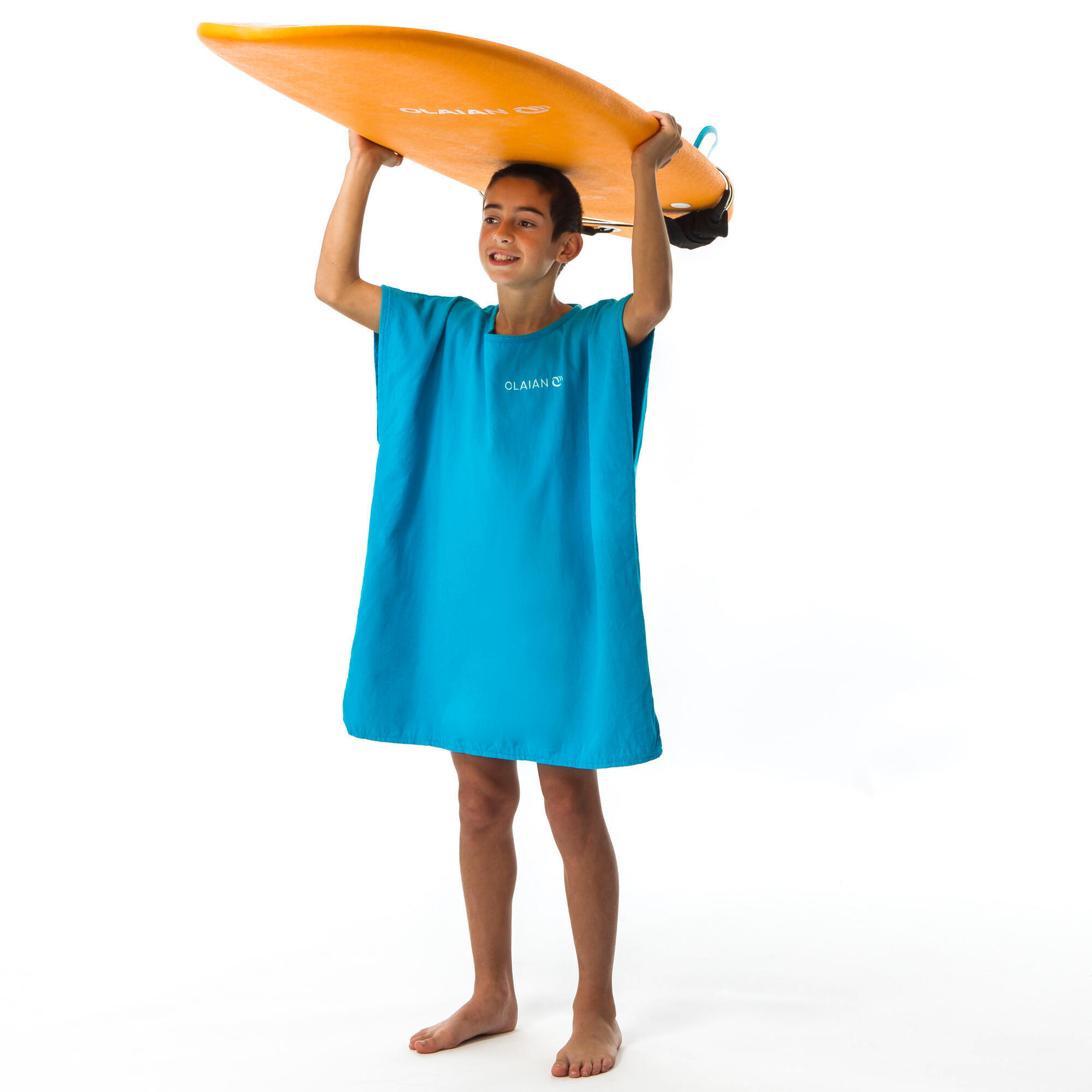 Poncho da surf junior - 100 blu