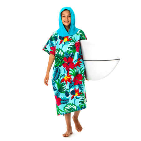 Kids' Surf Poncho 550 (135 to 160 cm) - Bora