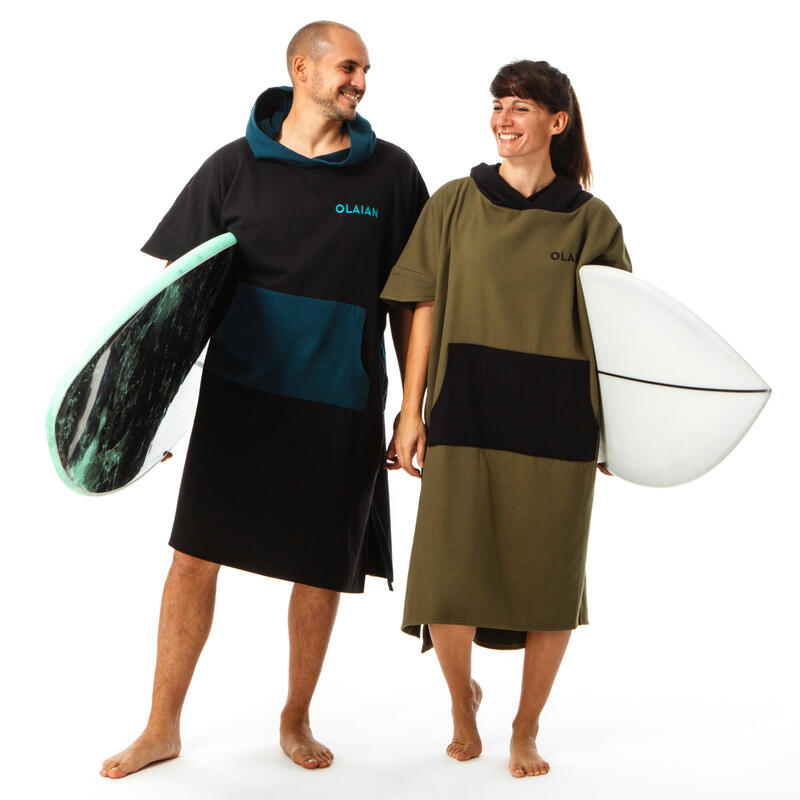 Poncho Surf Olaian 500 Adulto Caqui