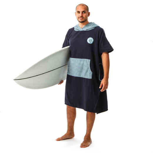 
      ADULT SURFING PONCHO 500 Fish Print
  