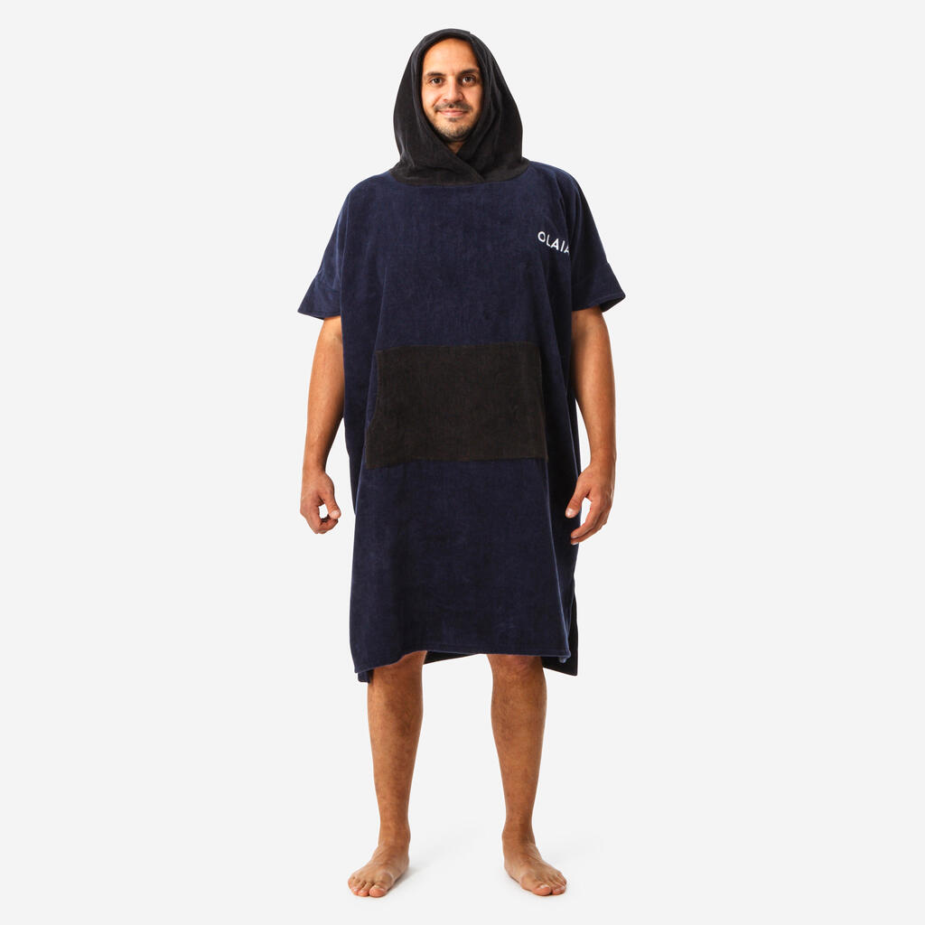 Adult Surf Poncho 900 - Navy