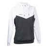 Damen Feldhockey Hoodie - FH500 weiss/dunkelgrau