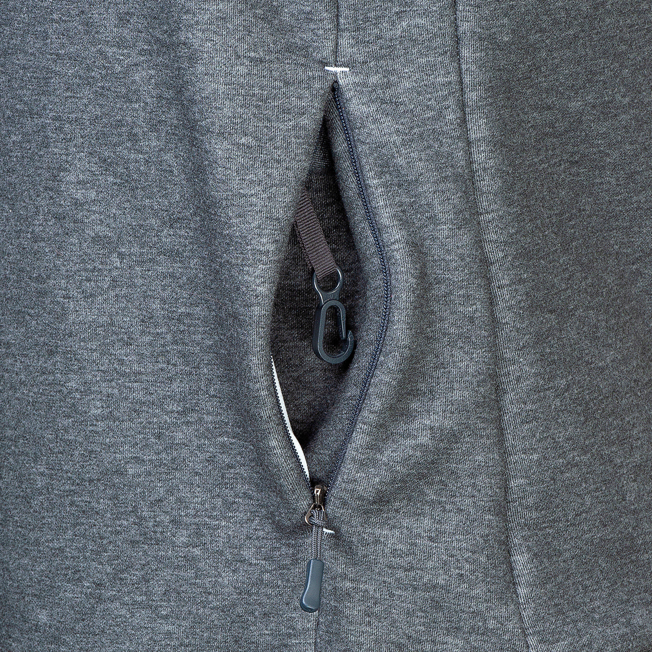 Women's Sweatshirt FH500 - White/Dark Grey 2/3