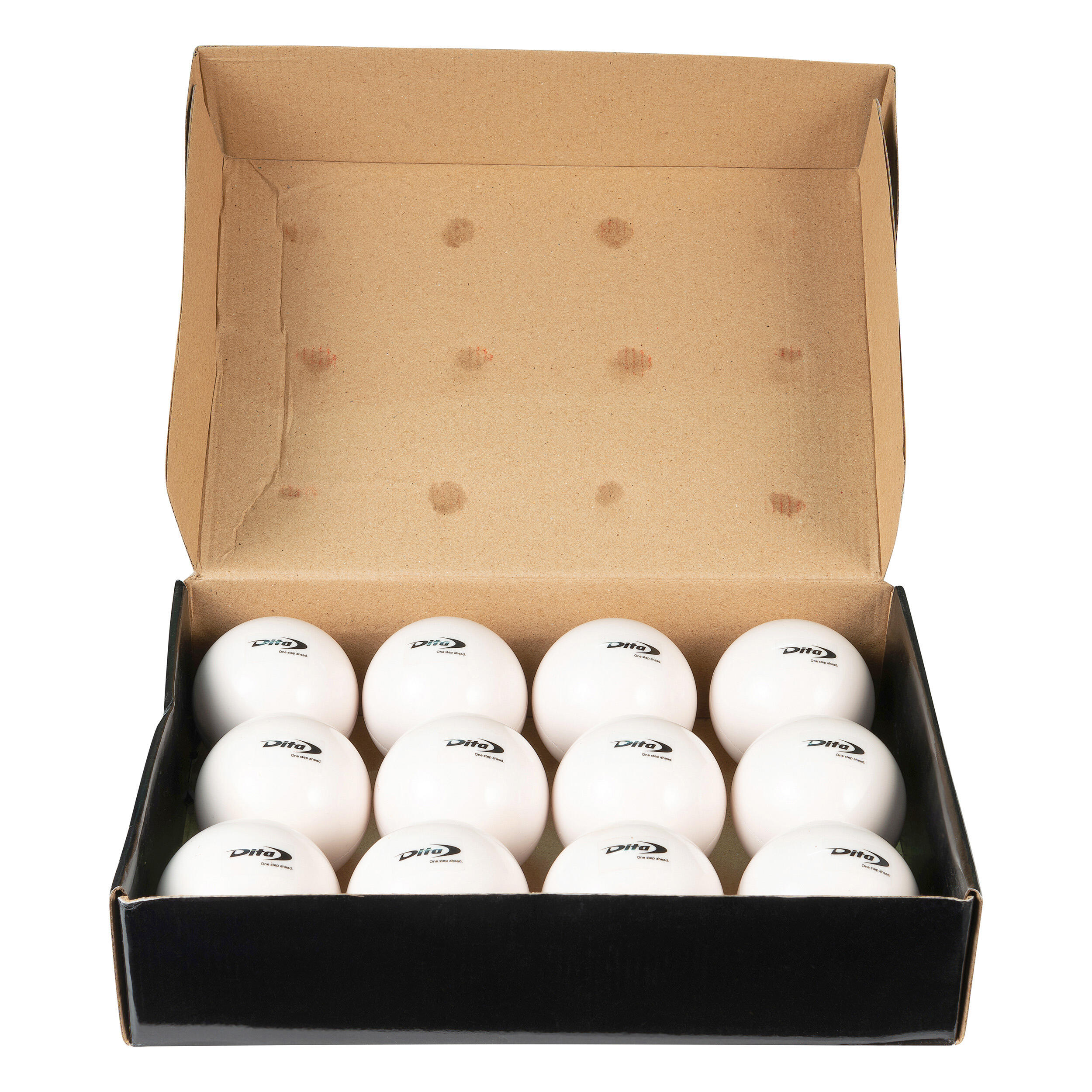 Smooth Field Hockey Practice Ball 12-Pack - White 1/1