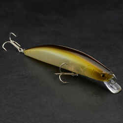 Lure Fishing Minnow Jerkbait Plug Bait MNWFP 100 F Grey Ayu Back