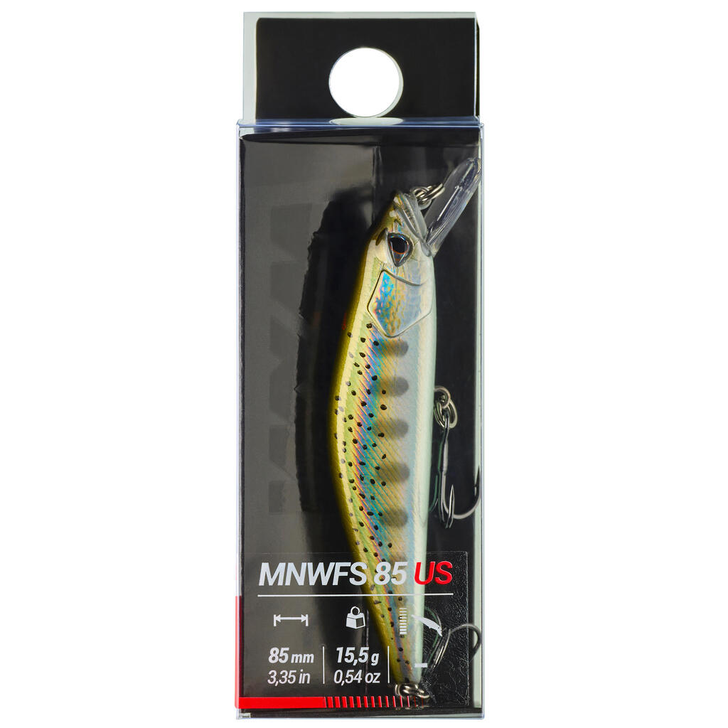 Wobler Pstruh Minnow WXM MNWFS 85 US Yamame oranžový