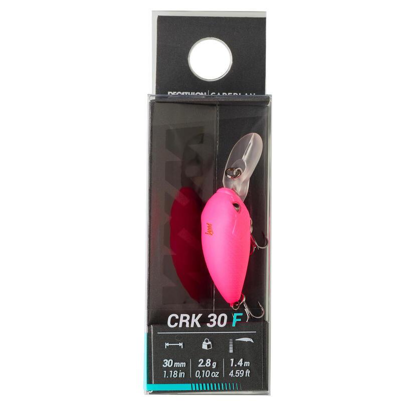 Señuelo de Pesca Spinning Crankbait Wxm Crk 30 F Rosa Fluorescente
